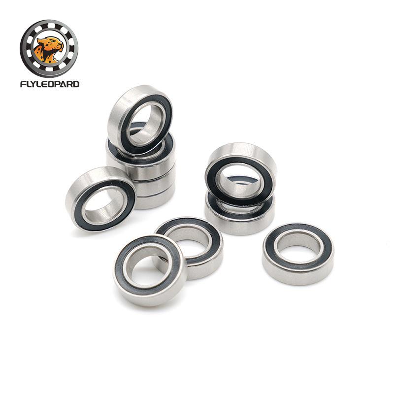 In-stock 6900 2RS Thin-walled Deep Groove Ball Bearing, 10x22x6, High-speed Motor Bearing with Blue Rubber Seal.