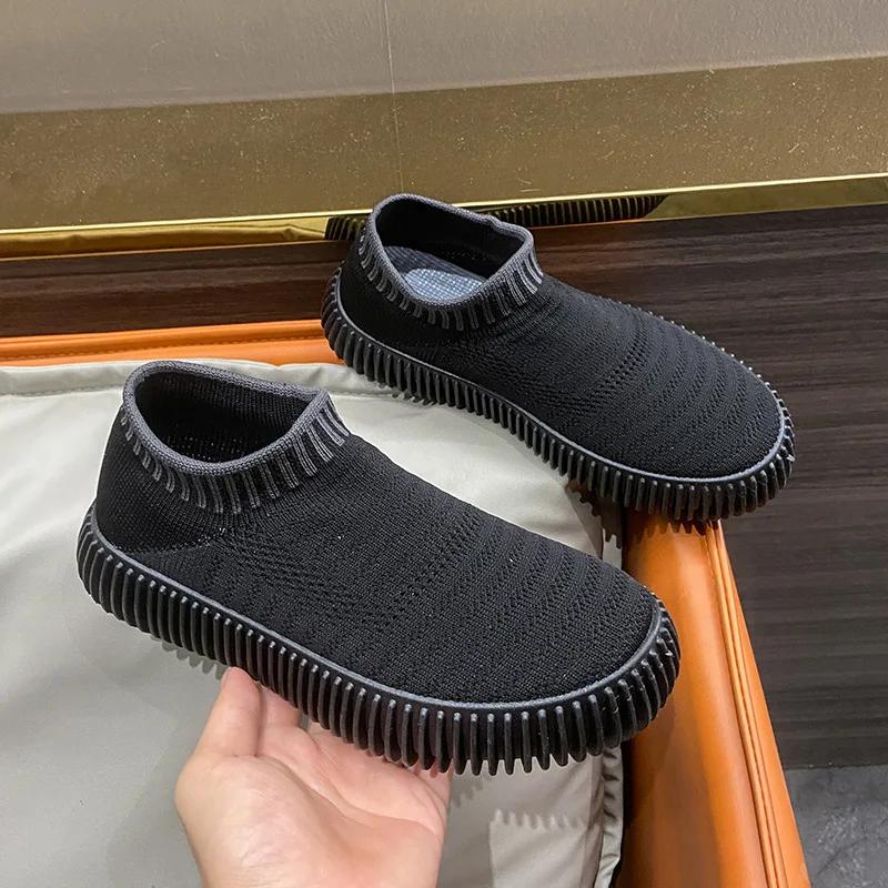 Móda Zahraniční obchod Létající tkaní Pár 2025 Jaro a podzim Nové tenisky Módní trend Studentské ležérní boty Síťované boty Velkoobchod