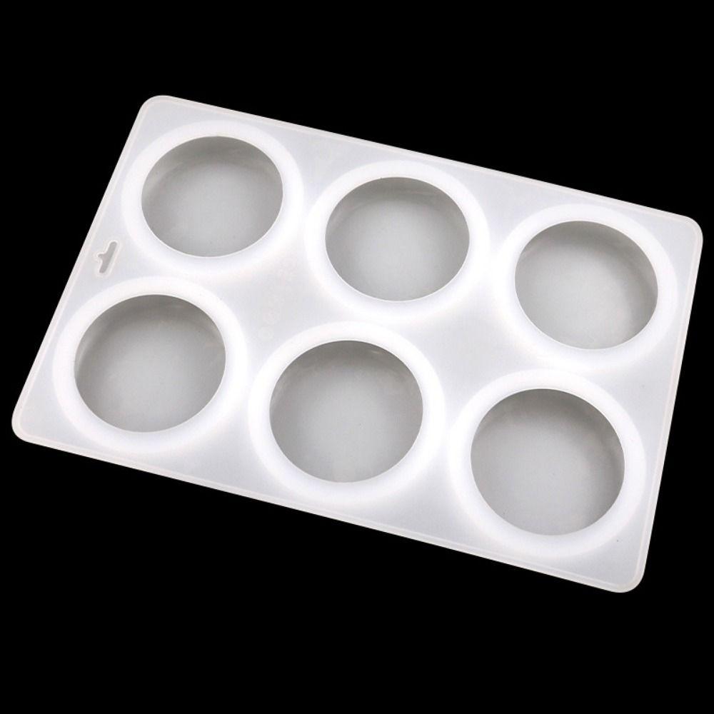 Flat Bottom Silicone Soap Mold Dome Shape Soap Making Mold Round Silicone Mold  Dessert Mousse