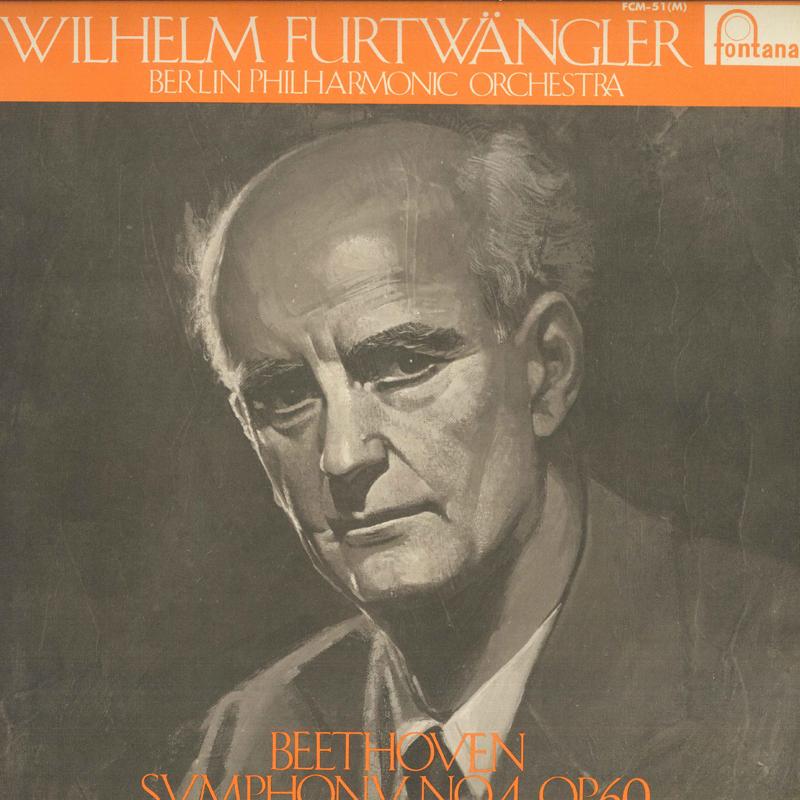 

LP Record WILHELM FURTWÄNGLER, BERLIN PHILHAR - Beethoven Symphony No. 4 in B flat FCM51MPROMO FONTANA Japan Classical Used