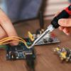 Digital Soldering Iron 80W with Switch Adjustable Temperature LCD Welding Tools Ceramic Heater Soldering Tips Tool