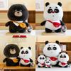 Cartoon Panda Plush Crossbody Bag Bear Stuffed Animal Girl Birthday Gift