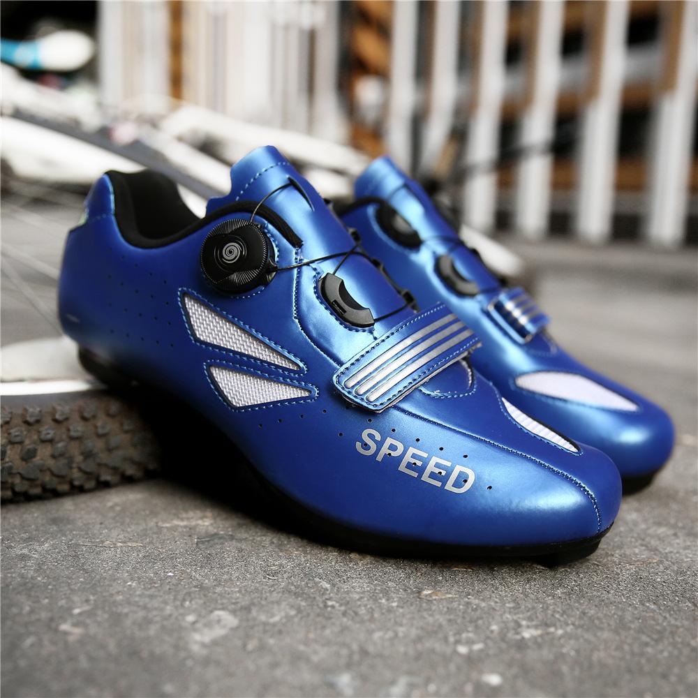 New outdoor road mountain lock shoes men and women with the same hard-soled sports cycling shoes lock-free cycling shoes