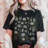 For Plant Lovers Cute Succulent T-Shirt, Cactus Desert Plants Tee, Botanical Pattern Shirt, Boho Nature Top, Trendy Gardening Gift Summer