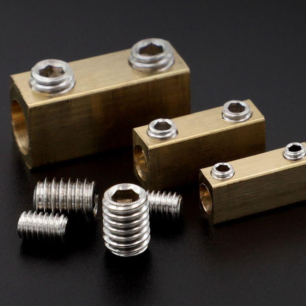 10/20/60A Brass Terminal Block with Heat Shrink Tubing Wire Connector Nut Kit  Automotive