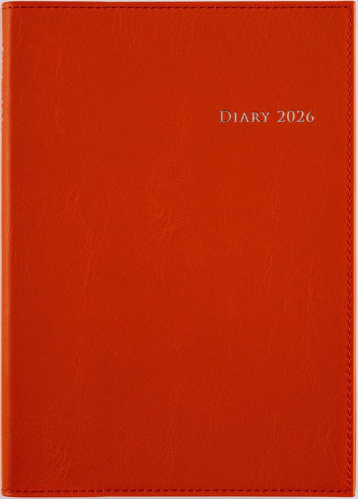 Takahashi 2026 A5 Weekly Desk Casual Size 434 December Diary, 4, Orange, No. (Starts 2025)