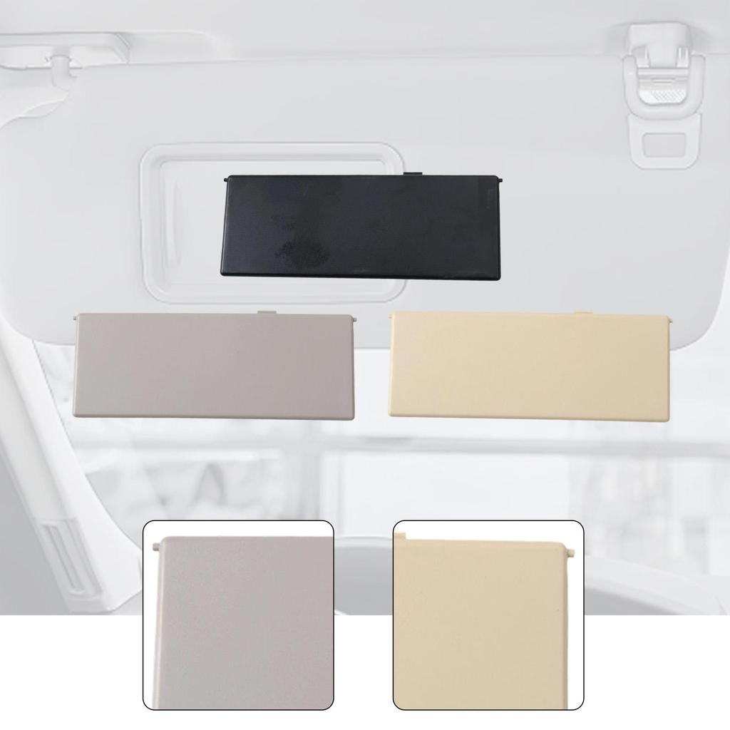 PC ABS Plastic Sunvisor Vanity Mirror Cover Protector Easy Install Auto Accessory for Volvo V40 2013-2018 S60