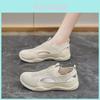 White Girls Summer Casual Mesh Sneakers With Breathable Pvc Outsole For Youth