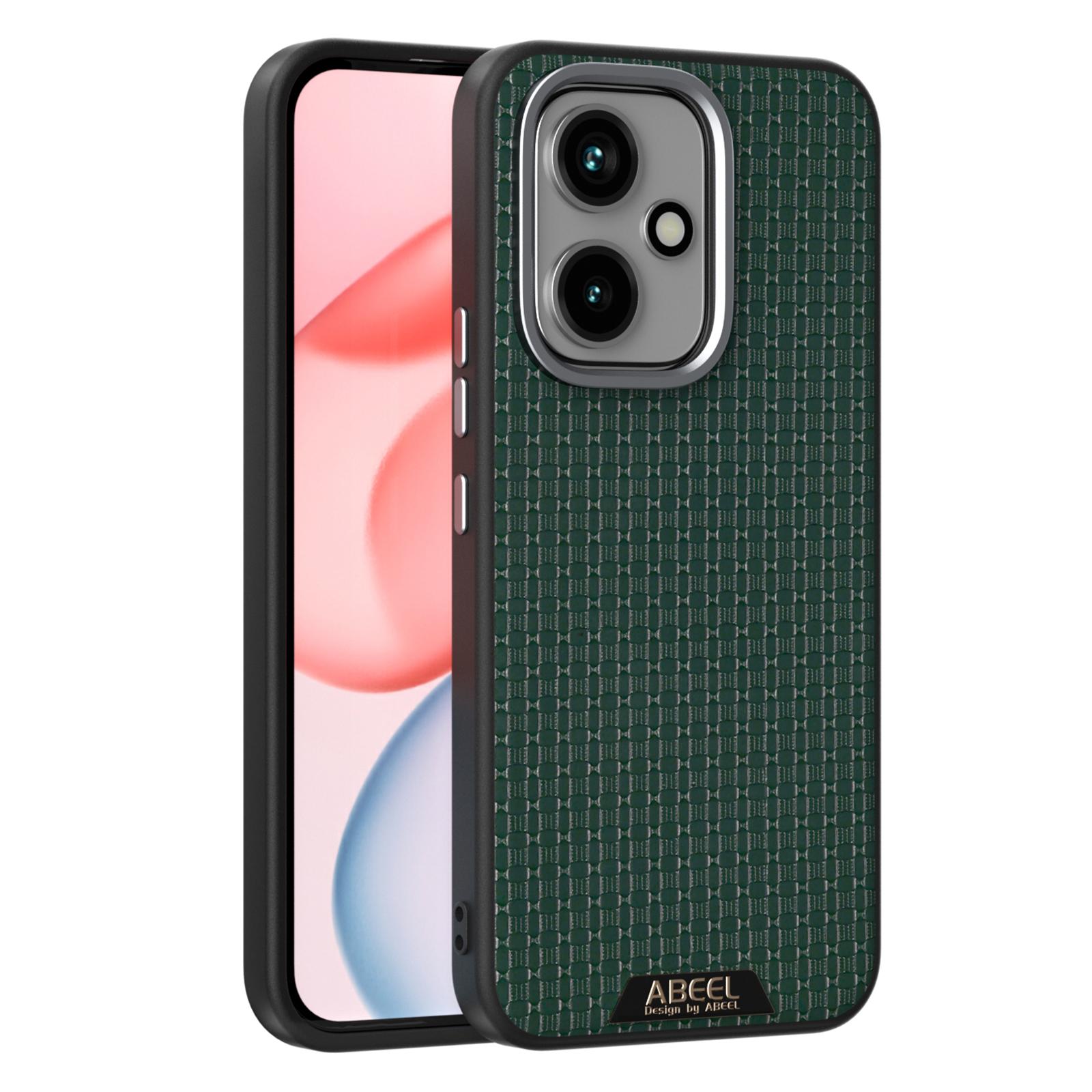 

ABEEL For Honor 400 5G (Global) Case Compatible with MagSafe Textured Micro-Embossing Back Cover Green