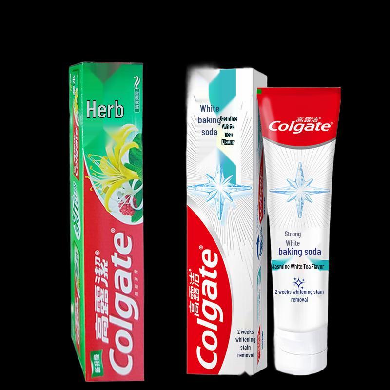 Colgate Toothpaste Duo Set - Herbal & Jasmine White Tea