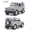 1:43 Land Rover Defender Model Toy Off-road Cars Alloy Diecast Doors Opened Rubber Tires Simulation Interior Ornament Vehicles