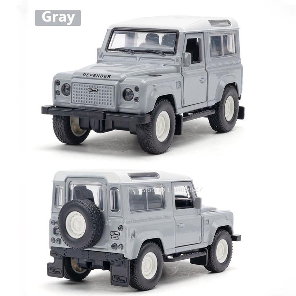 1:43 Land Rover Defender Model Toy Off-road Cars Alloy Diecast Doors Opened Rubber Tires Simulation Interior Ornament Vehicles