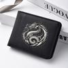 Men's Large Capacity PU Leather Wallet Slim Multi-Card Slot Short Wallet Youth Fashion Compact Organizing Money Holder