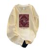 Oversized Long Sleeve T-Shirt With 3D Print Design Men Women Cotton Loose Fit Winter Layering Top