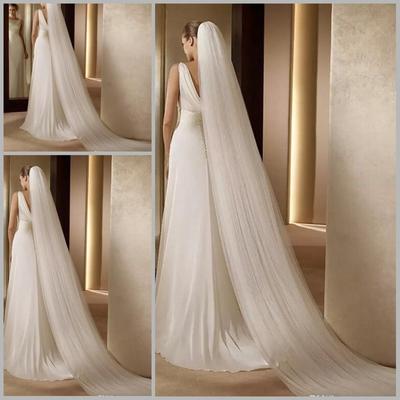 With Hair Comb Wedding Veil 1/2/3 Layer Bridal Headwear Fashion Bridal Veils  Wedding Accessories