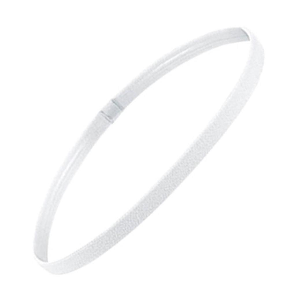 Dünnes rutschfestes elastisches Sport Stirnband Haargummi mit rutschfestem Silikon-Griff Schweißband für Training Kopfbedeckung für Damen Herren