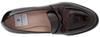 Lanvin en Bleu Ribbon Motif Size Dark Brown Size E Women's Loafers, 2783, Enamel, 24.0 cm,