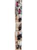 Korean Style Mid-Length Kids' Autumn/Winter Coat – Hooded, Long Sleeve, Cotton-Polyester for Girls.