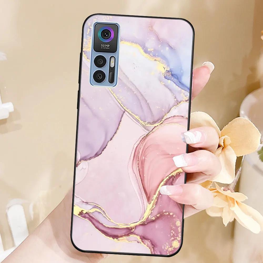 Case For TCL 30 5G Coque TCL 30 Plus TPU Soft Silicone Fashion Phone Funda For TCL 30 Plus Back Cover Case Luxury Capa Bumper