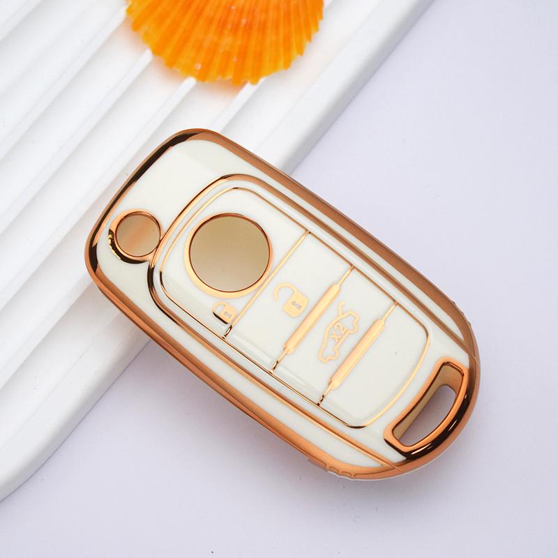 Tpu 3 Buttons Key Case Cover For Fiat Cronos Egea 500X Toro Tipo For Dodge Neon Keyless Fob Shell Skin Holder Protector