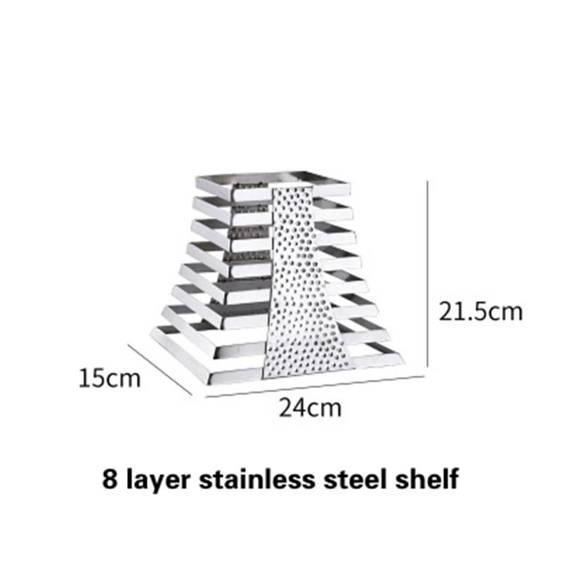 Stainless Steel Display Stand Cafeteria Display Tea Break Dessert Display Wedding Banquet and Cocktail Party Decorations Molds