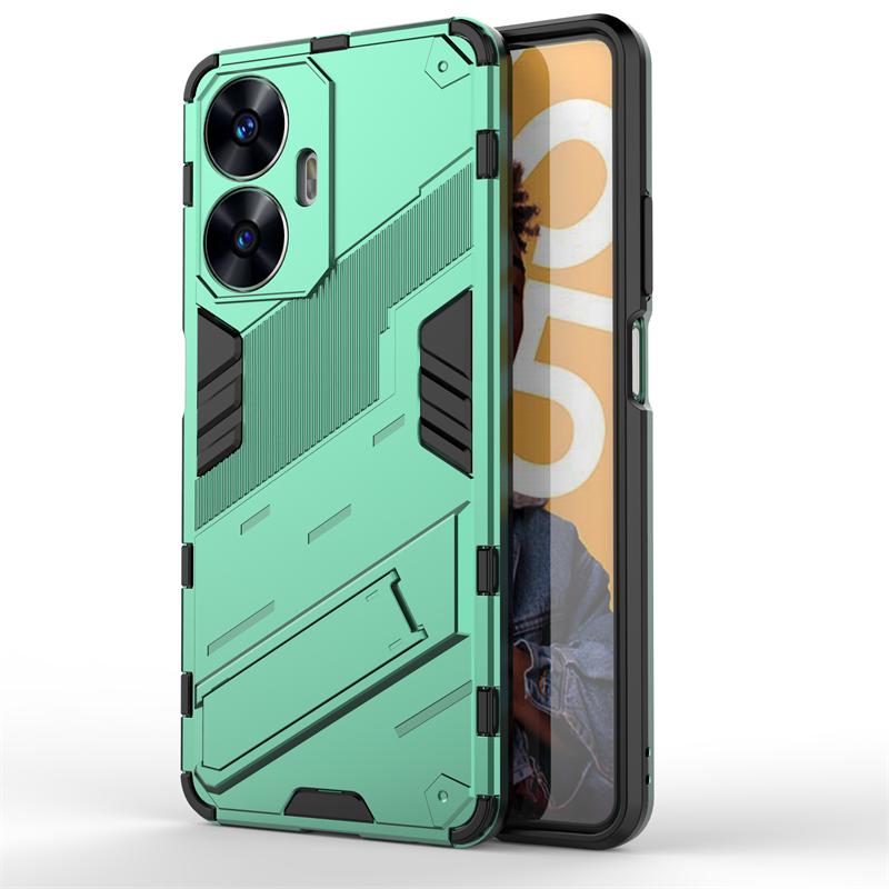 For Realme C55 Case Protective Phone Holder Case For Realme C55 Cover Invisible Bracket TPU Armor Realme C55 Case