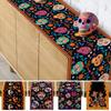 Halloween Table Runners Day of The Dead Party Tablecloth Party Ghost Accessories Floral Skull Ghost Horrible Dining Table Decor