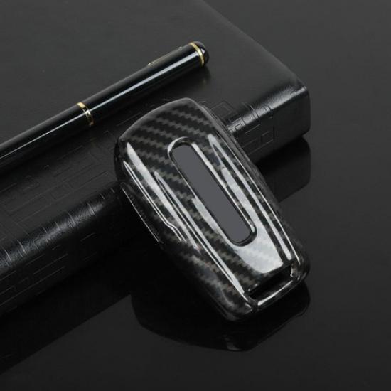 Carbon Fiber Key Fob Cover Protector Case For Dodge Ram 1500 2018+ Accessories