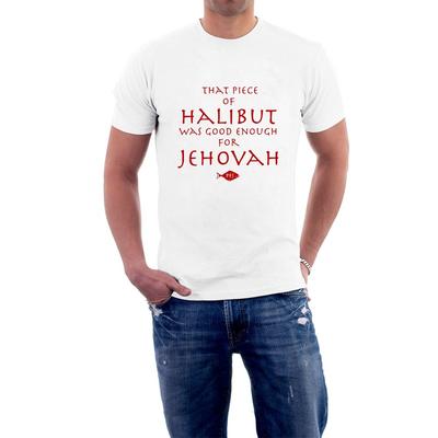 Halibut Buono Abbastanza per Geova T-shirt Monty Python La Vita di Brian PFJ Tee