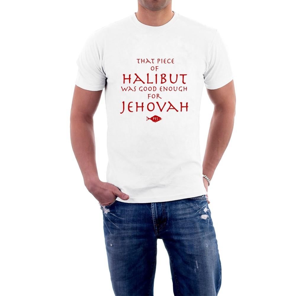 

Halibut Good Enough for Jehovah Monty Python T-shirt Life of Brian PFJ Tee 3XL