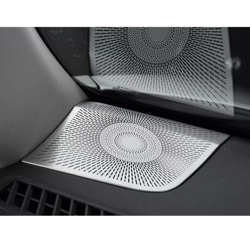For Toyota Venza/Harrier    2024 Car Steel Dashboard Speaker Audio Frame Front Panel Sound Cover Sticker Accessories