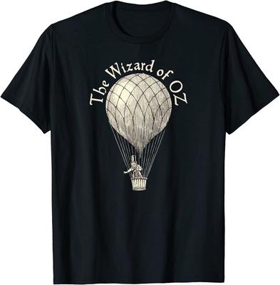 Vintage Wizard Of Oz Art Retro Hot Air Balloon Unisex T-Shirt