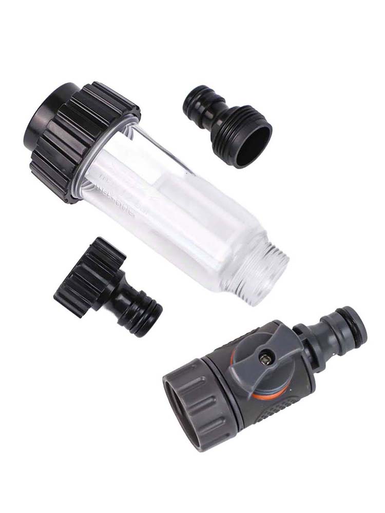 For Garden Pumps Quick Adapter System Pressure Washer Filter Kit For Outdoor Use 21*7*7CM Hose Removes Impurities