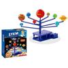 STEM Bildungs-Sonnensystem-Projektor DIY-Bausatz, Kinder-Astronomie-Planeten-Projektor-Spielzeug, Mehrfarbig für Alter 6+