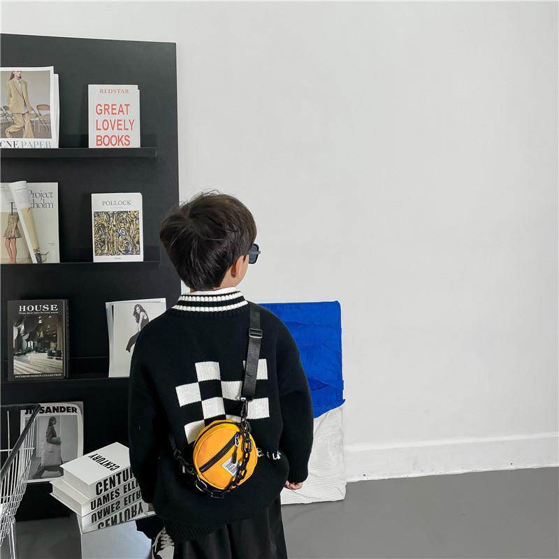 Stylish Mini Nylon Round Bag For Kids Lightweight And Trendy Children's Purse