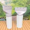 Exhaust Vent Adapter 23x26x2.5 Cm Air Conditioner Adapter Compact Design For Windows Compatible With Dryer Exhaust
