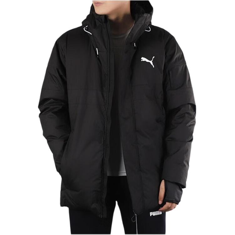 PUMA Down Jackets Men's Black Hooded Moderate Other 530695-01