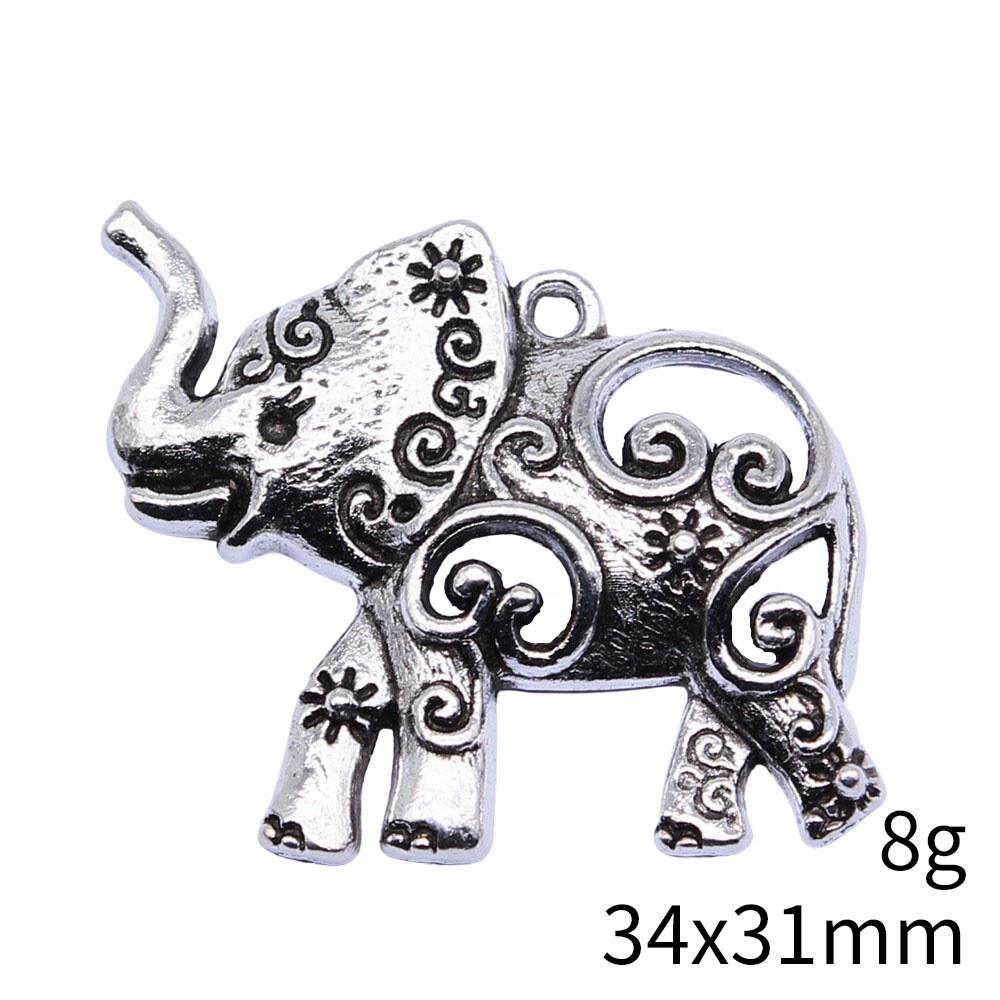 Wedding Anniversary Charms For Jewellery Making Elephant God Charms Pendant Biz Cell Phone Pendant