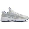 New FILA Tracer Durable Breathable Lightweight Low Top Casual Shoes Men's White Gray F12M422113FWL