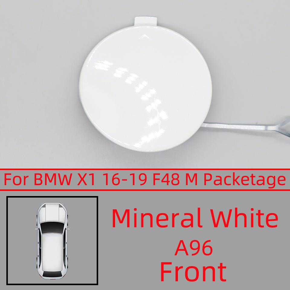 For BMW X1 F48 M-Sport Front Rear Bumper Towing Hook Cover Hauling Shell Cap 2016 2017 2018 2019 Painted#51118099893 51128099902