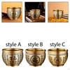 Brass Feng Shui Treasure Bowl, Fortune Sturdy, Creative And Decorative, Desktop Ornament for .