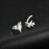 Star Ear Cuff Non Piercing Double Starburst Minimalist Wrap Cartilage Earrings for Women Men Jewelry Gift
