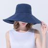 Cappelli da sole a tesa larga da 15 cm per donna, cappelli da sole estivi pieghevoli, cappelli da sole versatili con protezione UV
