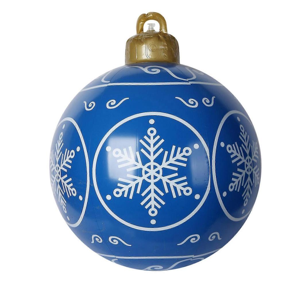 60cm Outdoor Christmas Inflatable Decorated Ball Giant Christmas Inflatable Ball Christmas Tree Decorations
