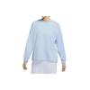 Sweatshirts Women's Light Armory Blue Crew Neck Moderate Regular (Unisex) Sweatshirts CZ9244 440