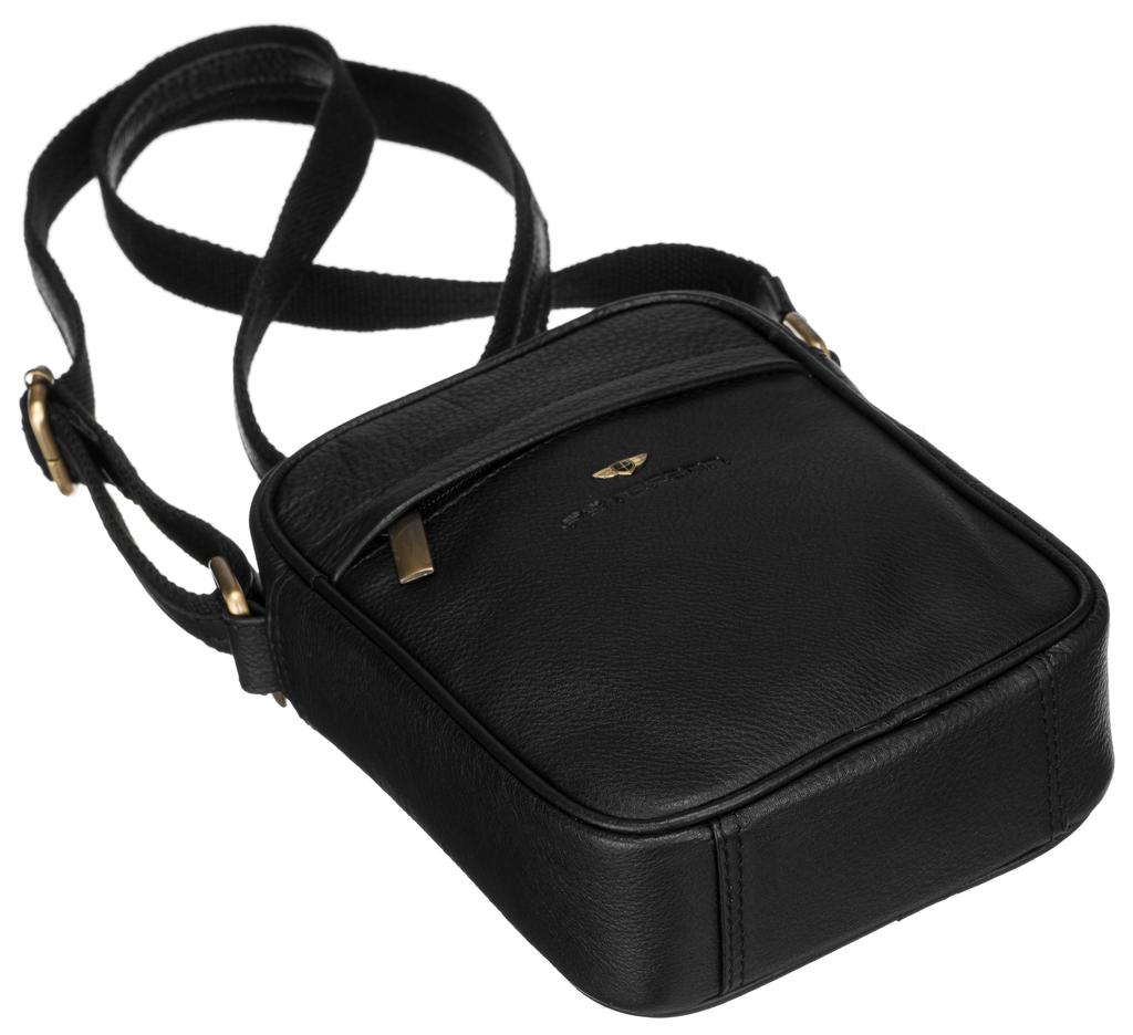 PTN 5021-NDM-2960 Black Leather Bag