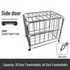 Jundingying Stainless Steel Side-Opening Ball Storage Cart