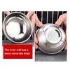Stainless Steel Bowls Double-Wall Insulated Bowl Large Capacity Deep Mixing Bowl for Soup Cereal Salad Noodles Rice