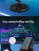 RGB Dynamic USB Microphone for Gaming, Recording, and Singing with Noise Reduction and Sound Card Integration