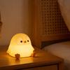 Penguin Baby Night Light USB Rechargeable LED Touch Lamp with Dimmable Glow Cute Bedside Lamp for Kids Adults Fun Novelty Gift for Home Decor